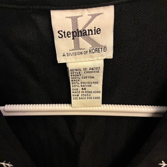 Vnt Velvet Christmas party Vest,90s ugly sweater westernwear - Picture 5 of 6